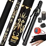 IgnatGames 2-teiliges Billardqueue – 18/19/20/21 oz. 58' Kanadischer Ahorn, Professionelle Billard...