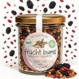 Nööt Tied – frücht bums BIO Müsli mit Maulbeeren und Berberitzen| Knuspriges Proteinmüsli mit...