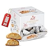 Belli Cantuccini alle mandorle (1x 600g) | 60x Kekse pro Box | Gebäck mit Mandeln aus Italien |...