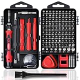 ZINCO Feinmechaniker Werkzeug Set Mini Schraubenzieher - 124 in 1 Handy Reparatur Schraubendreher...