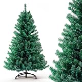 Weihnachtsbaum Künstlich 150cm，Tannenbaum Künstlich PVC mit Metallständer，Premium...