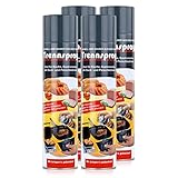 Boyens 4er Set Spraydosen mit 600 ml Antihaftspray, zum Einfetten von Grillrosten und für...