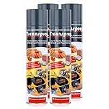 Boyens 4er Set Spraydosen mit 600 ml Antihaftspray, zum Einfetten von Grillrosten und für...