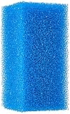 Haquoss Filterschwamm, 10 Ppi, grobe Körnung, 20 x 10 x 10 cm, Blau