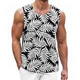 Lässige und modische 3D-Bedruckte, lockere und Trendige Strandweste für Herren Bluse Tank Top...