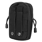 Nunafey Hüfttasche, kleine Schwarze Hüfttasche, Outdoor-Aufbewahrungswerkzeug, praktisch für...