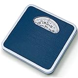 Größen- und Gewichtswaage, mechanische Personenwaage mit rutschfester Gummi-Oberfläche, extra...