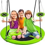 MT MALATEC Nestschaukel für Kinder & Erwachsene Ø100 cm bis zu 150 kg- Nestschaukel mit...