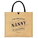 Yorhifa Nanny Gifts Tragetasche, Nanny-Jute-Tragetasche für Frauen, Nanny-Geschenke von...