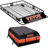 VEVOR Dachgepäckträger Korb Auto Dachkorb Universal 1305 x 915 x 127 mm, Dachgepäckträger Wanne...