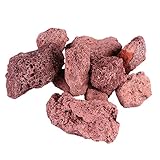 EXAOMBLE Lava Steine für Bio Filtermedium Vielseitige Dekosteine für Aquarien Teiche und Garten...