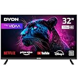 DYON Movie Smart 32 VX - 80 cm (32 Zoll) Fernseher (HD Smart TV, HD Triple Tuner (DVB-C/-S2/-T2),...