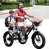 Dfdieratve Flexibles 3-Rad-E-Bike mit 2 Fahrmodi (Pedal/Elektro) - 500W, 20' Reifen, 30km...