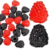 IMIKEYA 40 Stück künstliche Himbeeren: Deko Obst lebensecht Plastik Himbeeren - realistische Rot...
