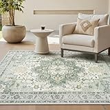GENIMO Vintage Teppich 160x230cm, Teppiche Wohnzimmer, Waschbare Teppiche, Boho Teppich, Großer...