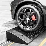 GSKDZG Bordsteinrampe rutschfeste Schwellenrampe Tragbare Auffahrrampe Höhe 4cm-13cm Rollstuhlrampe...