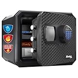 Master Lock FPW082FTCML zertifizierter feuerfester und wasserdichter Tresor, 23L, 417 x 348 x 478...