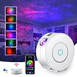 SUPPOU LED WIFI Sternenhimmel Projektor, Smart Nachtlicht 3D Galaxy Sternenprojektor Lampe Kinder...