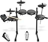 Alesis Turbo Mesh Kit - E Schlagzeug Elektronisch mit Mesh-Heads, Drumsticks, Drum Key, über 100...