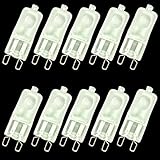 DLEDMOP Frosted G9 Halogenlampen 60W 230V 2-polige Kapsellampen Frosted G9 JCD Down-Lamp...