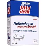 FITTYDENT Super Hafteinlagen | Speziell für schmale & flache Unterkiefer | Starker, langer und...