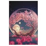 Kirschbaumkunst Japan -Puzzle, 1000 Teile,Holzpuzzle Für Erwachsene Kinder, Lustiges Spielzeug,...