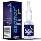 Asonor Anti Schnarch Nasenspray 30 ml für einen ruhigen und erholten Schlaf - Verhindert...