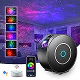 SUPPOU LED Alexa Sternenhimmel Projektor, Smart Nachtlicht 3D Galaxy Sternenprojektor Lampe Kinder...