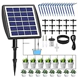 Solar Bewässerungssystem automatische Set, Automatisches Gartenbewässerungssystem mit 15 M...