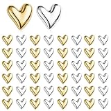 TTIAYAO 50 Stück Herz Magnete für Magnettafel Kühlschrank 3D Kleine Dekorative Magneten...