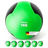 TOOLZ 1 kg Medizinball für effektives Krafttraining - Medicine Ball für das Schnellkraft-,...