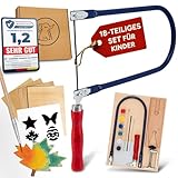 Eli® Laubsäge für Kinder - Komplett Set für Laubsägen inkl kreative Vorlagen - Laubsägeplatten...