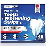 Zahnaufhellung White Strips - 20 Teeth Whitening Strips - für empfindliche Zähne - weiße Zähne...