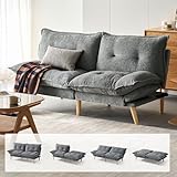 LINSY HOME Sofa mit Schlaffunktion, 3 Sitzer Sofa mit Bettfunktion, Klappsofa Sofa 3 Sitzer,...