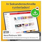 Nero Platinum 365 | Bild, Video, Musik verwalten, Schneiden & Streamen, Rippen, Brennen,...
