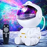 TOCVEOE Sternenhimmel Projektor LED Astronaut Projektor mit Fernbedienung Timer 26 Nebel- und...