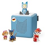 tonies Toniebox Extrapack – Toniebox Starterset Blau + 3 Hörfiguren, Toniebox Blau mit passendem...