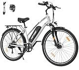 HITWAY E Bike 28 Zoll, Elektrofahrrad Pedelec für Damen und Herren, E-Fahrrad mit 36V 12Ah/13Ah...