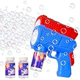 2 Stück Seifenblasenpistolen Set, Kinder Seifenblasenmaschine, Automatische Seifenblasen Bubbles...