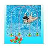 AiDeHuaKeJi 2 Stück 2.5m Pool Spielzeug Kinder, Tauchringe für Kinder ab 5 6 7 8 9, Tauchspielzeug...