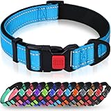 Taglory Hundehalsband, Weich Gepolstertes Neopren Nylon Hunde Halsband für Kleine Hunde,...