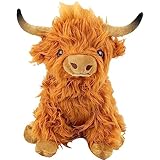Miotlsy Highland Cow Soft Toy Plush Toy,Hochlandkuh Plüschtier,Hochlandkuh Plüsch Highland Cow...