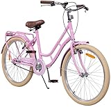 Actionbikes Motors Kinderfahrrad Actionbikes Retrostar 24 Zoll - V-Brake Bremse - Freilauf-Funktion...