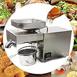 Edelstahl ÖLpresse ÖLmüHle Expeller Extraktion Maschine ÖL Automatische OIL Press Automatischer...