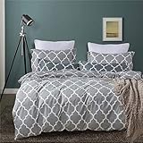 Wtharosa Leichtes Ganzjahres Bettwäsche Set mit marokkanischem Geometriemuster aus weichem...
