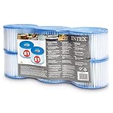 Intex 29011E Typ S1 PureSpa Easy Set Ersatzfilter für Pool, Spa, Whirlpool, Badewanne, blau und...