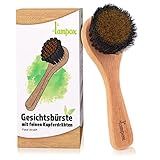 lampox Gesichtsbürste mit feinen Kupferdrähten, Kupfer face brush, Kupferbürste, Klosterbürste,...