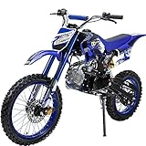 Actionbikes Motors Kinder Jugend-Cross-Dirtbike JC125 cc 17/14 | Scheibenbremsen - Kickstarter -...