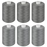 Allzweck-Nähgarn, Garn für Nähmaschine, 6 Spulen je 1000 Yards Polyester-Quiltgarn,...