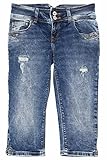 LTB Caprijeans Georget Cycle Slim Fit Stretchjeans Shorts Damen Denim Used, Farbe:blau,...